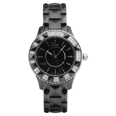 dior quartz watch price|Dior diamond bezel watch.